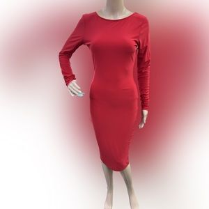 Windsor Red Bodycon Dress